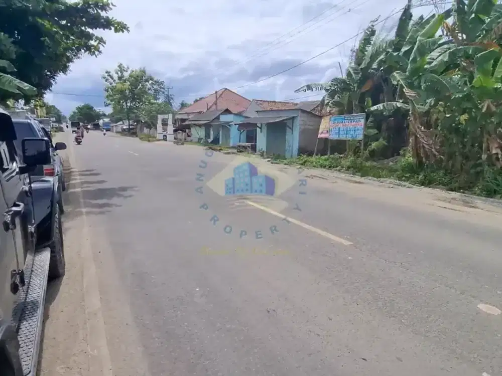 Dijual Tanah di Jalan Raya Cikande-RangkasBitung, Serang, Banten.