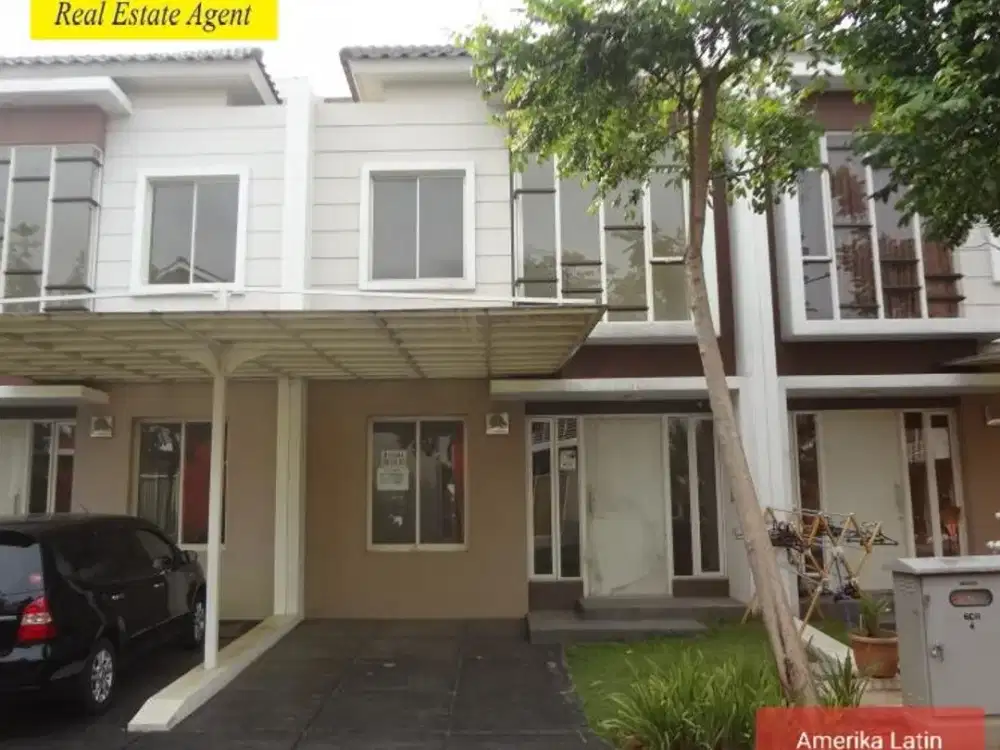 dijual rumah hoek termurah di cluster amerika latin green lake city