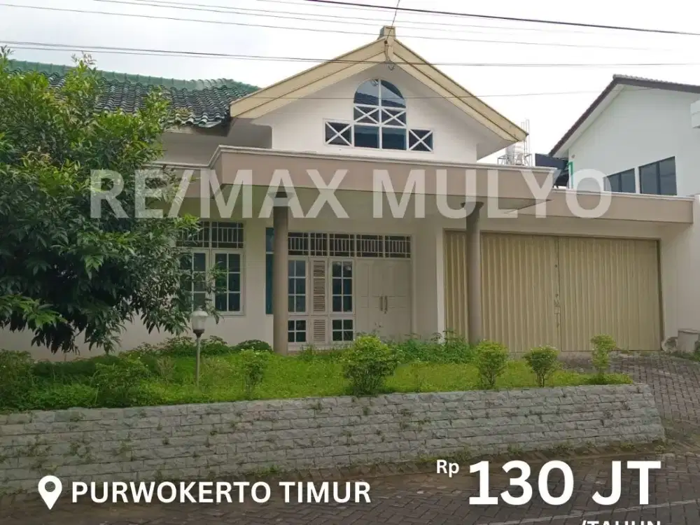 Disewakan Rumah Luas 2 Kavling Siap Huni dan Halaman Luas Area Purwokerto