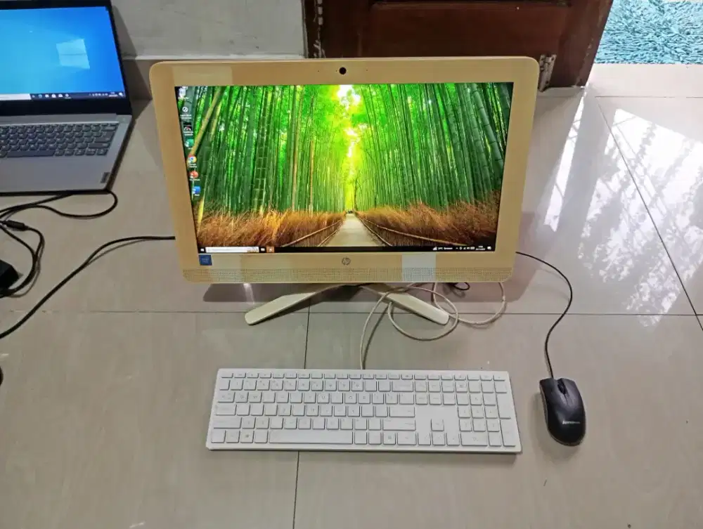 All in one HP 20 c414d intel J4005 ram4gb hardisk 500gb 20inch