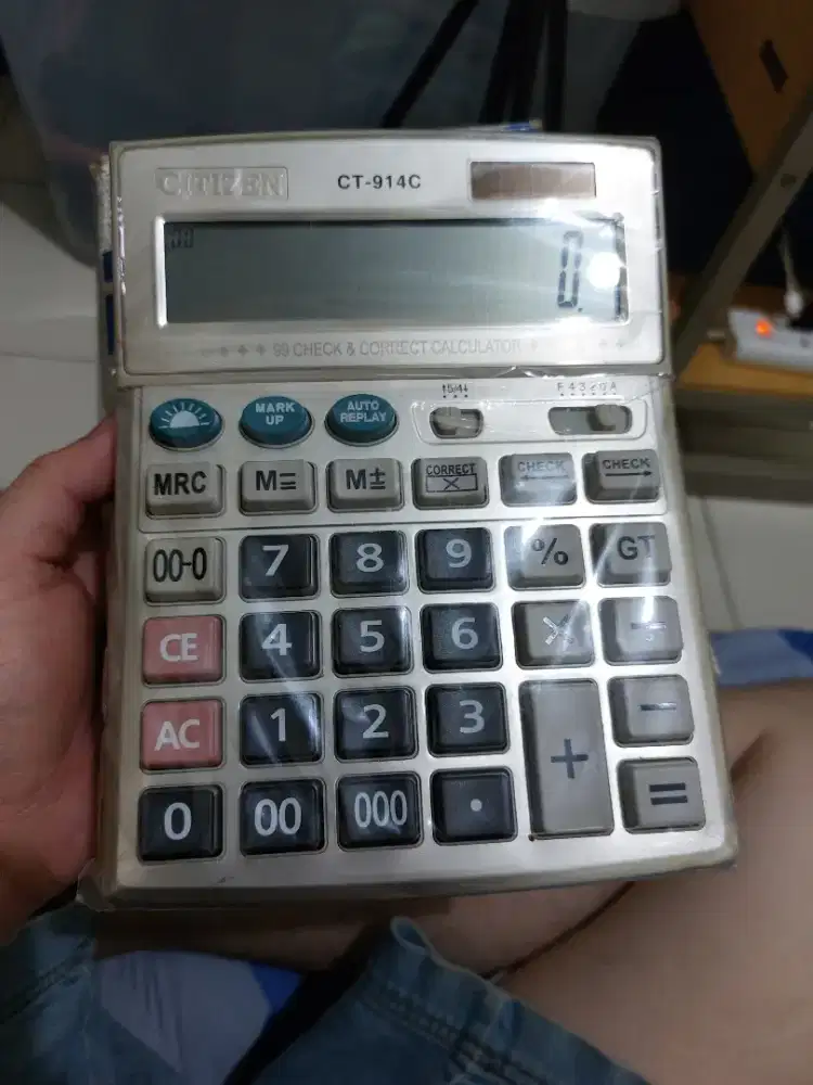 Kalkulator Calculator Citizen CT-914C 14 Digit Check & Correct 99