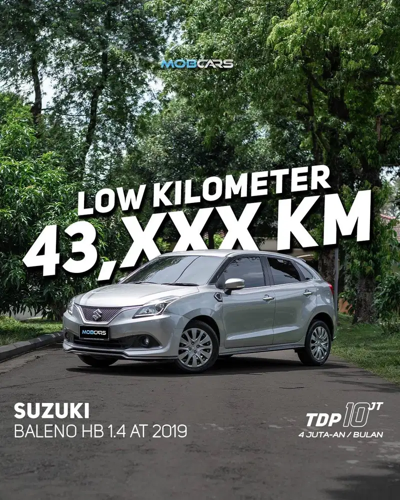 FREE GARANSI MESIN BALENO HATCHBACK AT MATIC 2019