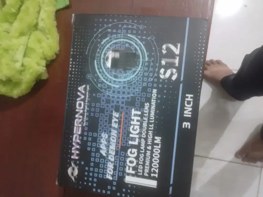 Lampu biled mobil hypernova S12 3inc 3 warna