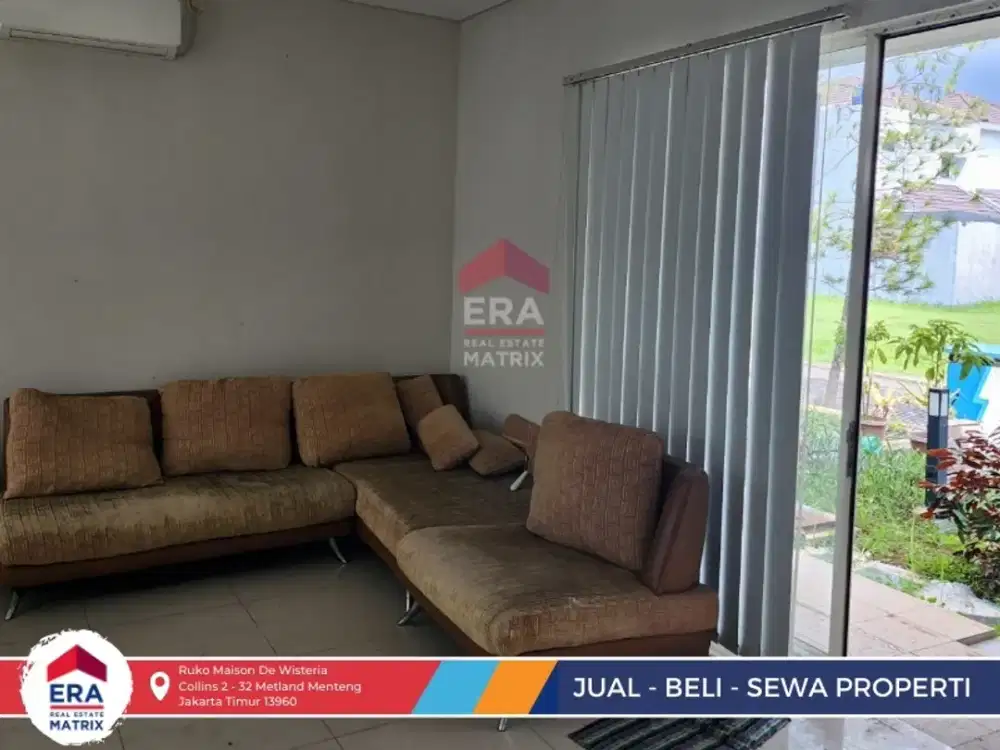 Rumah siap huni Lebar 8 furnish di Cluster South Missisipi Jakarta Garden City (JGC) Cakung Jakarta Timur