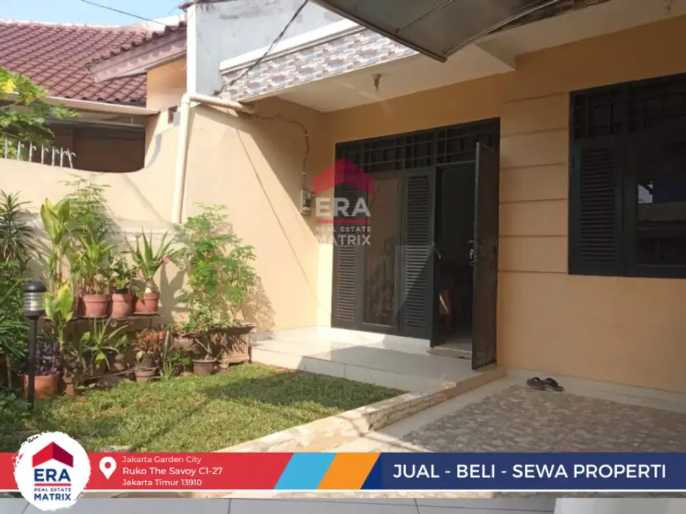 Jual Cepat Rumah Hadap Timur di Pondok Kelapa Jakarta Timur