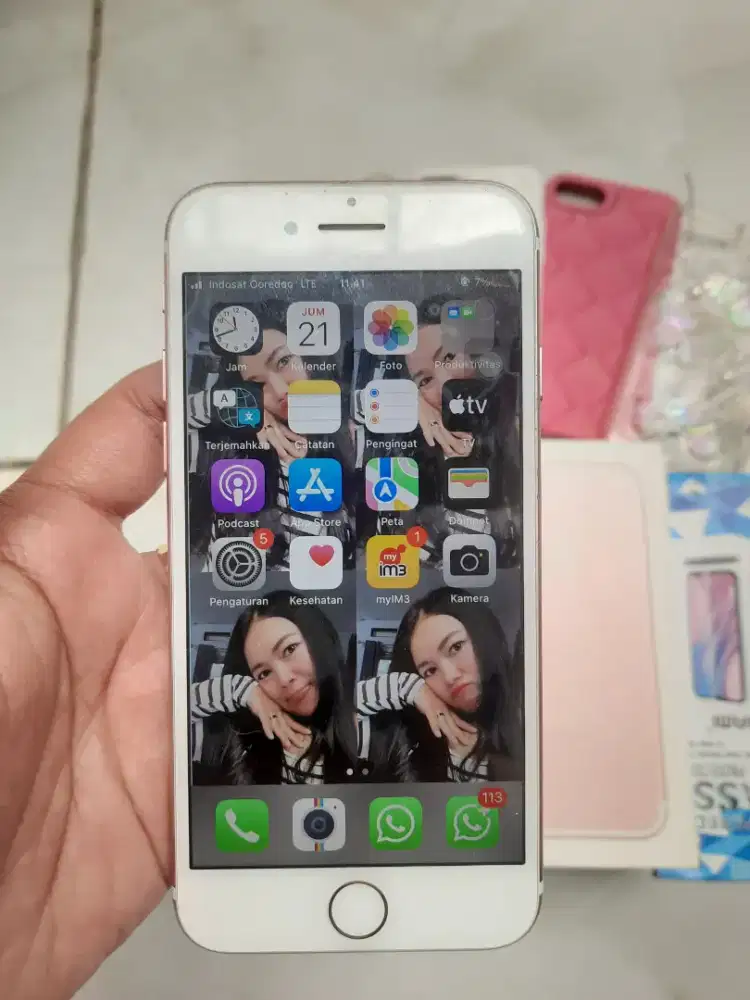 Iphone 7 32 gb eks ibox fullset no minus