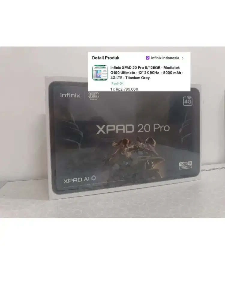 Infinix xpad 20 pro Helio g100 12 inch 16(8+8)/128 palm rejection