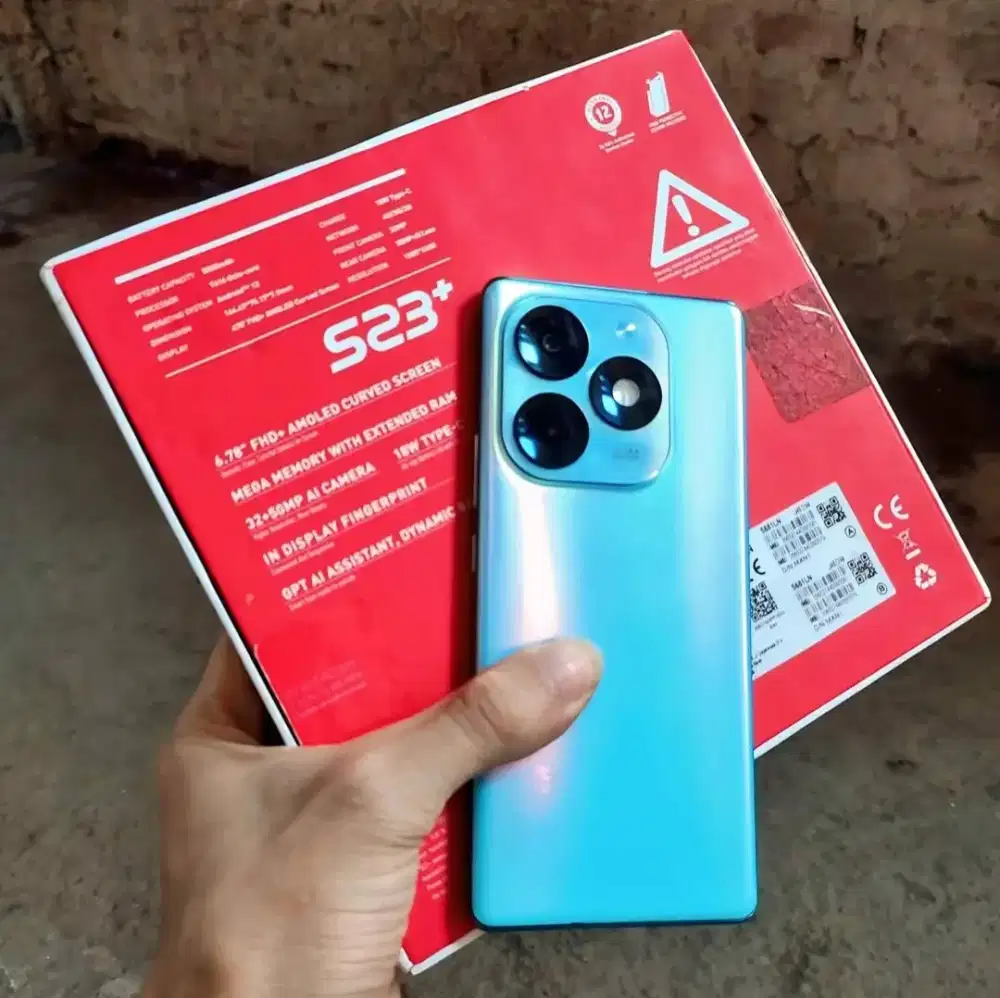 Itel s23 plus ram 8+8 /256 NFC super amoled curveedge