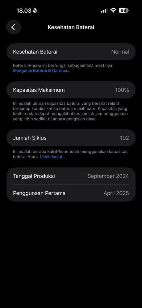 Di jual iphone 16 promax 256gb