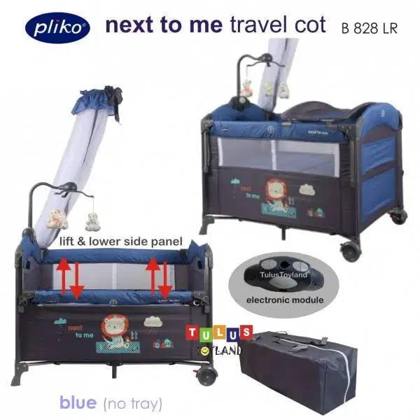 Box Pliko 828 Slr /  Box Tidur Bayi - Biru / Tempat Tidur Bayi