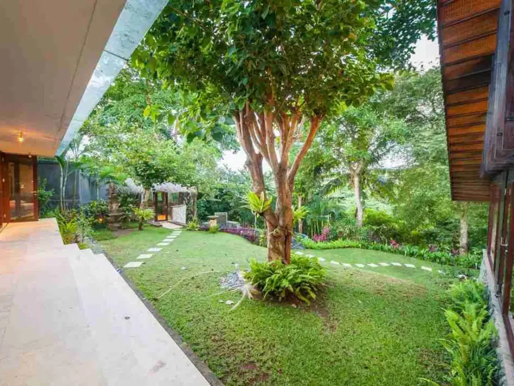 Tropis Modern River view Huge Garden Villa Sukawati Ubud Gianyar Bali - Thumbnail 4