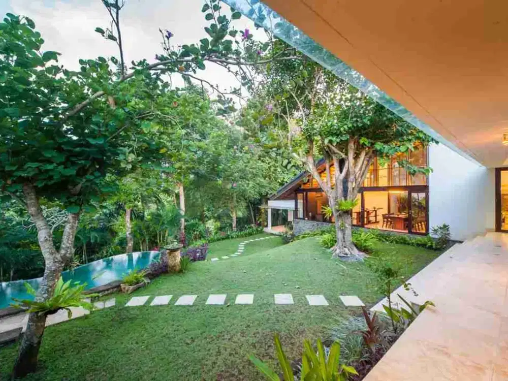 Tropis Modern River view Huge Garden Villa Sukawati Ubud Gianyar Bali - Thumbnail 3