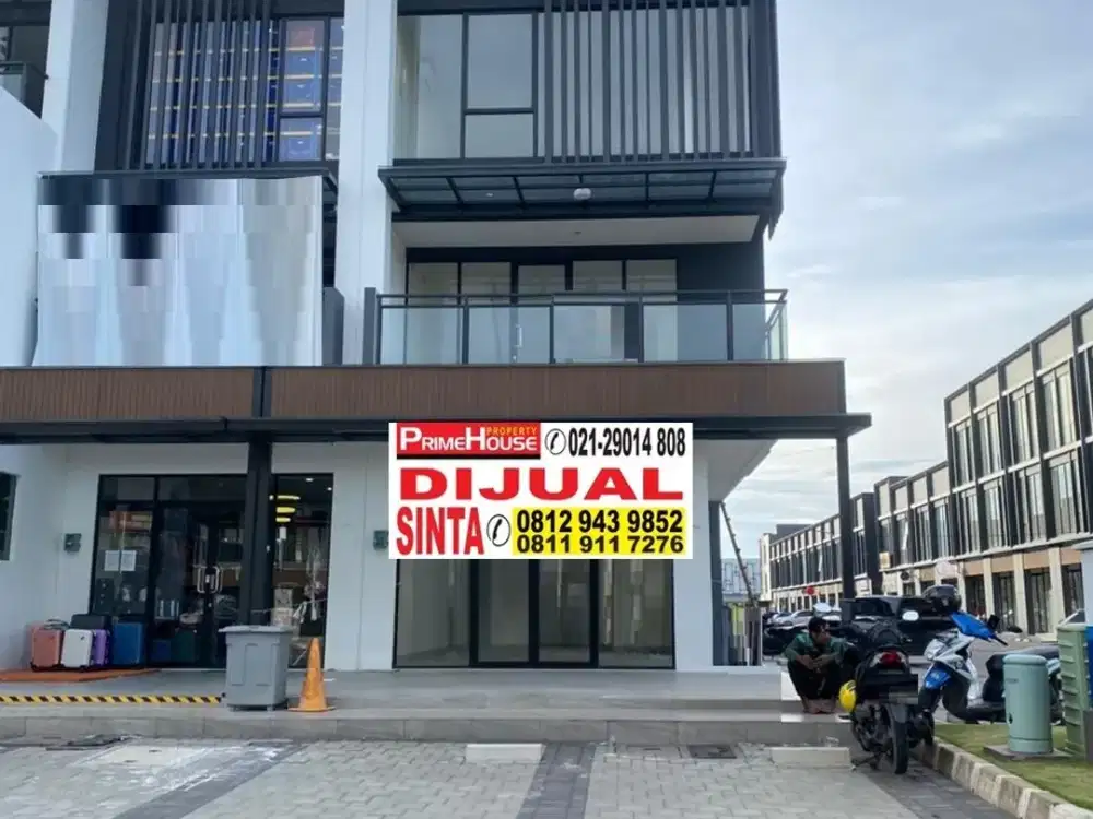 Dijual Ruko 3 Lantai Hampton Gading Serpong. Posisi Ruko Hook, Cocok Untuk Semua Usaha