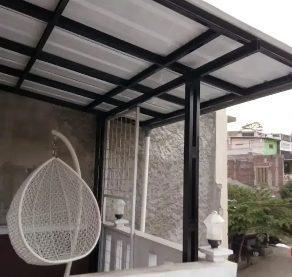 Kanopi pasang dulu baru bayar