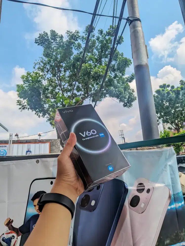 VIVO V60 5G 12/256GB-BARANG BARU GARANSI RESMI BISA COD FREE ONGKIR