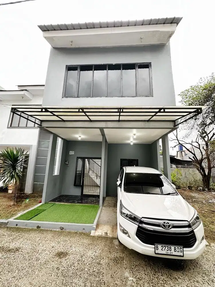 Jual rumah 2 lantai SHM ada kitchen set pasir putih, depok