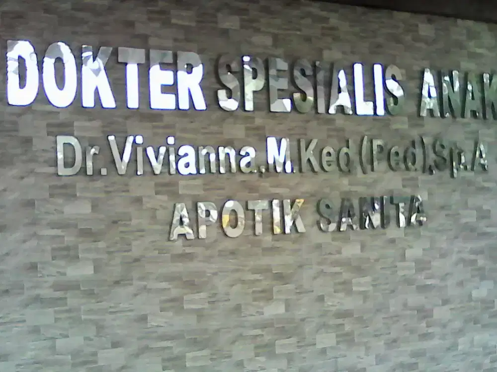 Huruf Timbul Stainless - Acrylic - Galvanil