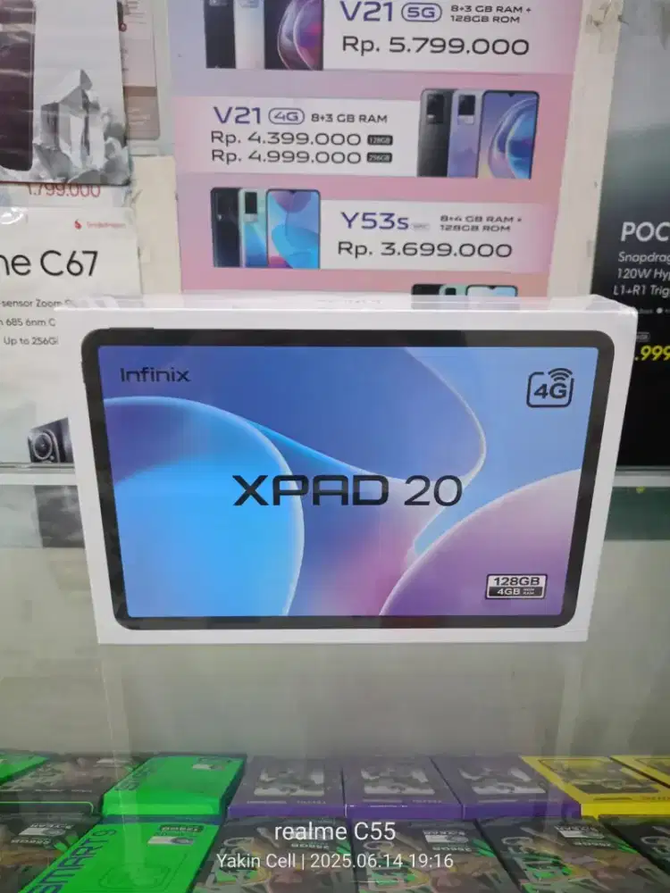 Infinix XPAD 20 4/128 GB Layar 11 Inch Helio G88 Garansi Resmi