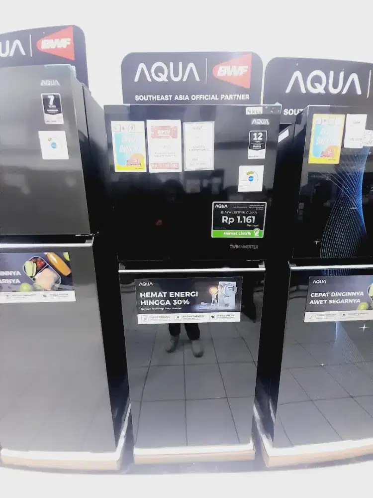 PROMO CICILAN KULKAS AQUA 2 PINTU