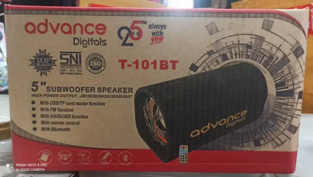 Jual santai Sepiker Advance T101BT 5 inci  model terbaru