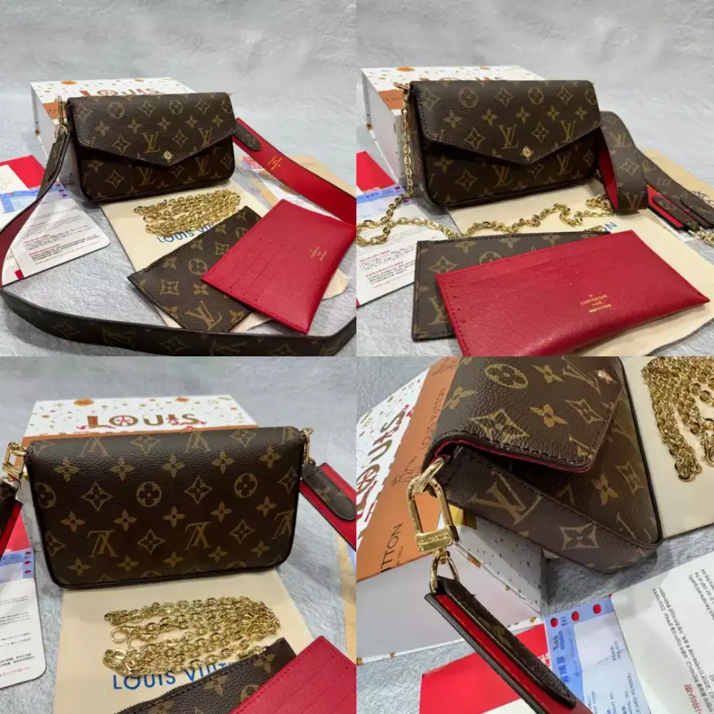 TAS LV POCHETTE FELICIE MONOGRAM SLING BAG