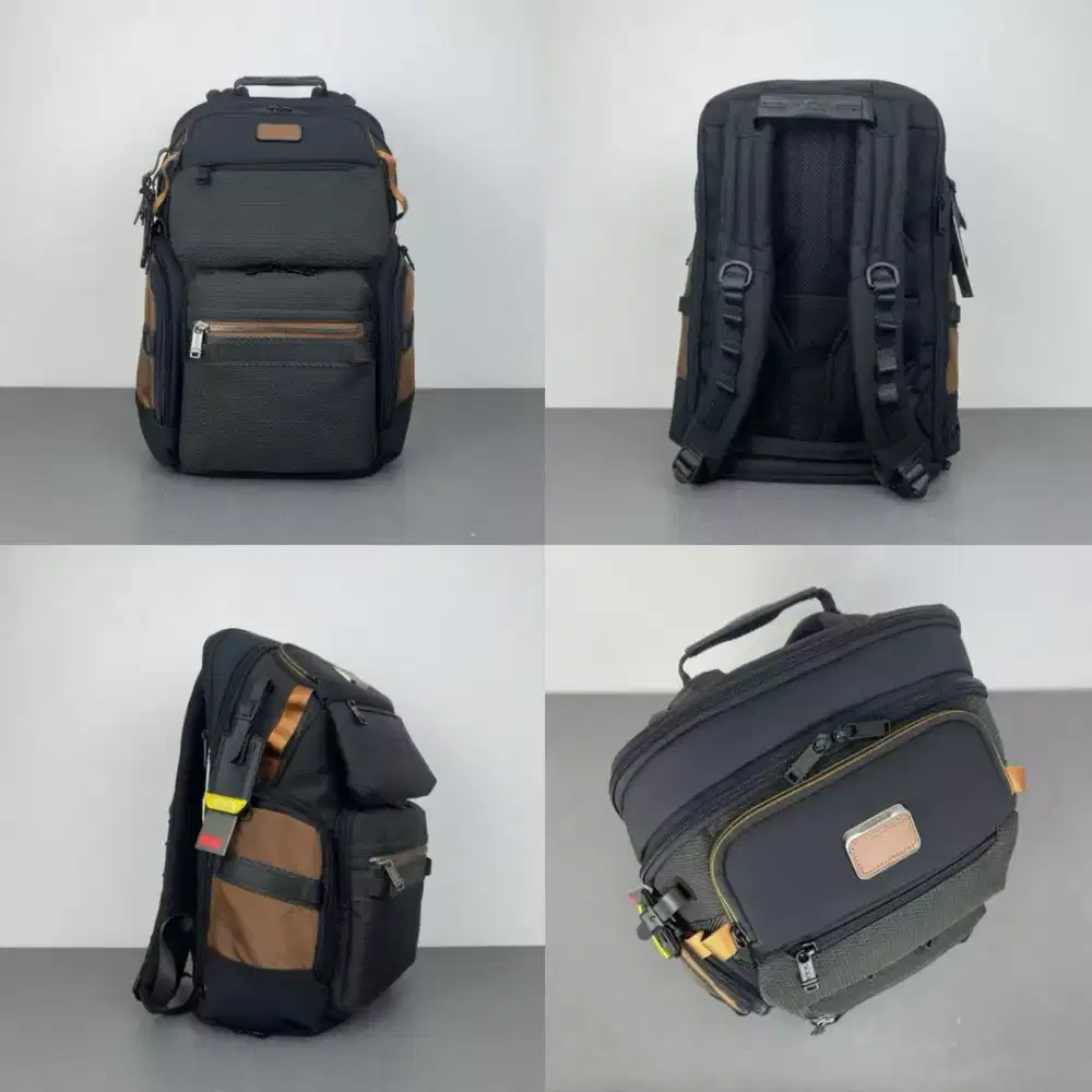 Tas Tumi Ransel Alpha Bravo Nomadic Onyx New Color Backpack Pria