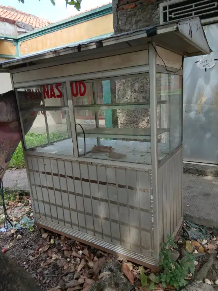 Gerobak kuliner alumunium