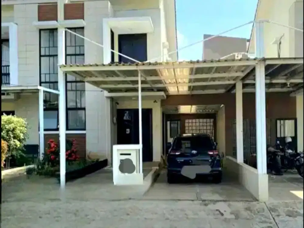 RUMAH CLUSTER MURAH 2 LT SUDAH RENOV DI GREENARA HARAPAN INDAH BEKASI