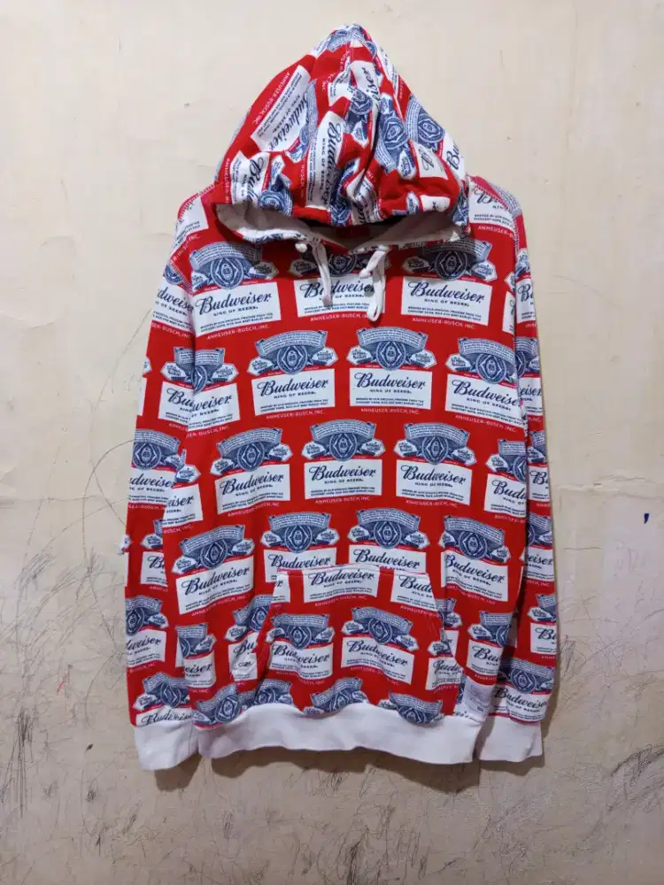 Hoodie vintage budweiser X huf