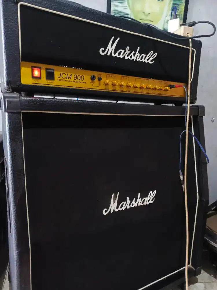 Ampli Marshall plus speker x 4 12 inch. Normall