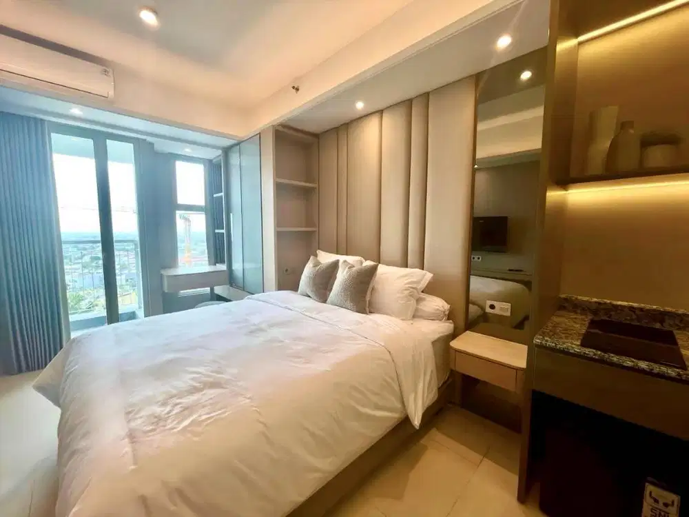 SEWA APARTEMEN STUDIO BENSON LT.6 (VIEW POOL) Connect PTC-SUPERMAL SBY
