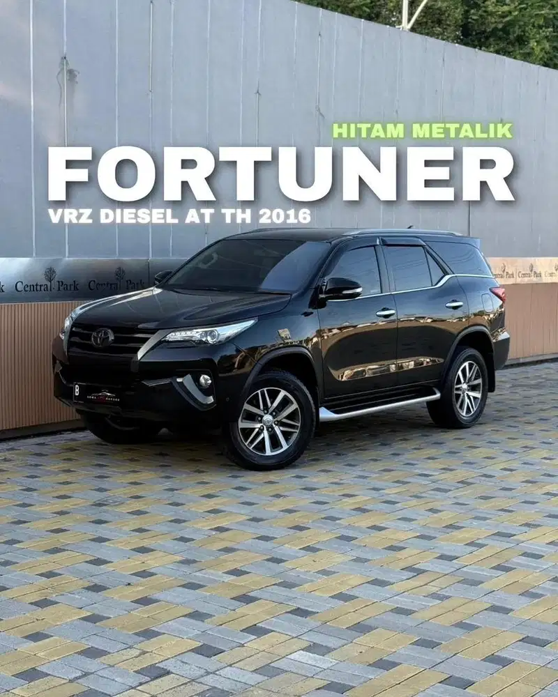 Fortuner VRZ 4X2 Matic 2016 Hitam Istimewa