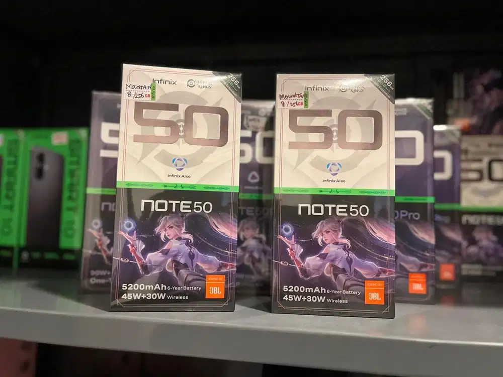 Infinix Note 50 8GB+8GB/256GB Promo Murah New Segel