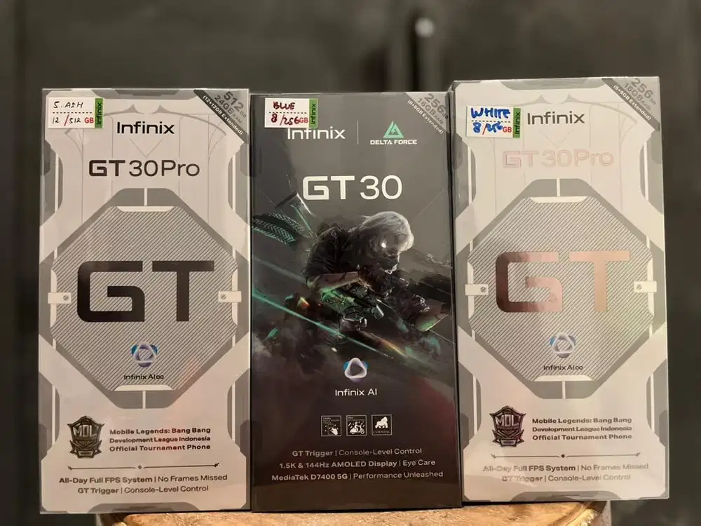 Infinix GT 30 5G 8GB+8GB/256GB Turun Harga New Segel