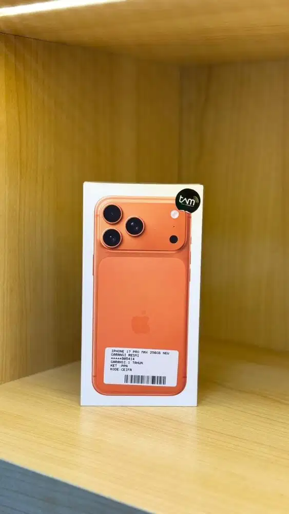 iPhone 17 Promax 256gb cosmic orange