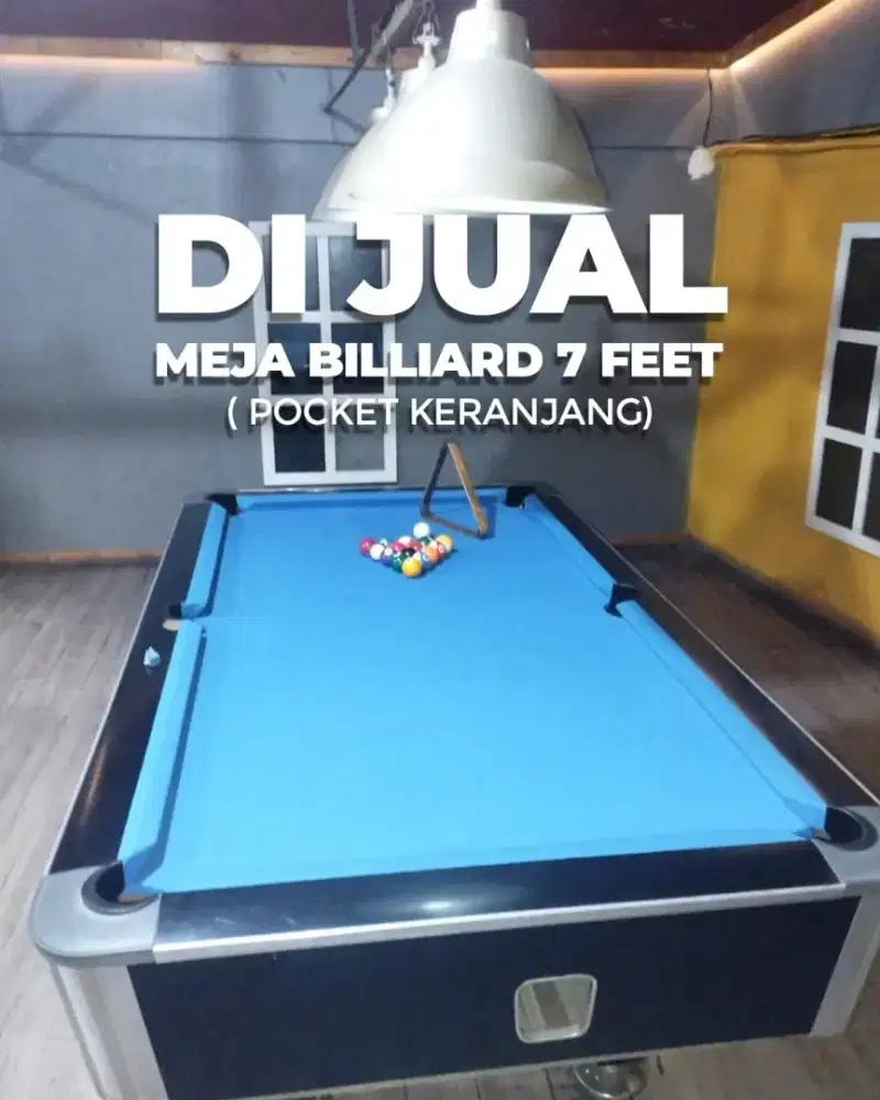 MEJA BILLIARD 7 FEET