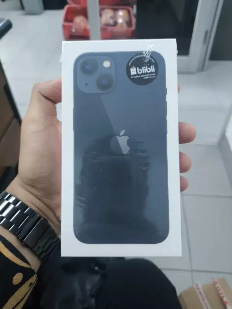 Iphone 13 128 Black BNIB Baru Resmi Ibox
