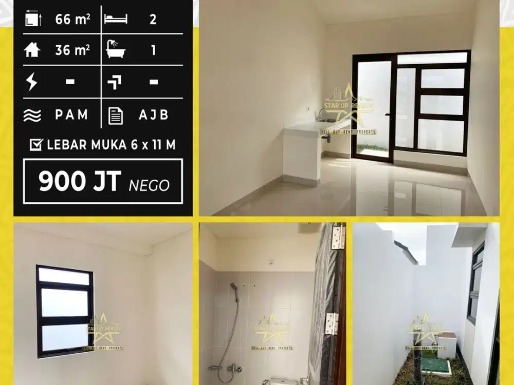 900 jt Dijual cepat Rumah di Podomoro Park Buah Batu