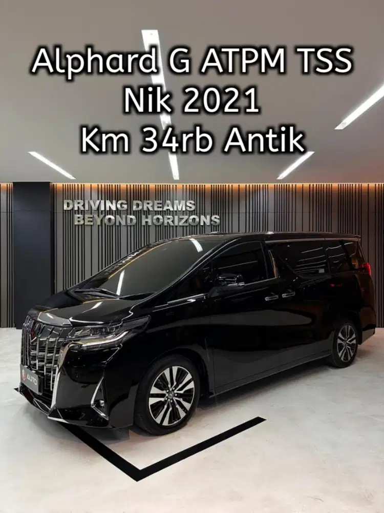 Toyota Alphard 2.5 G TSS ATPM 2021 Hitam