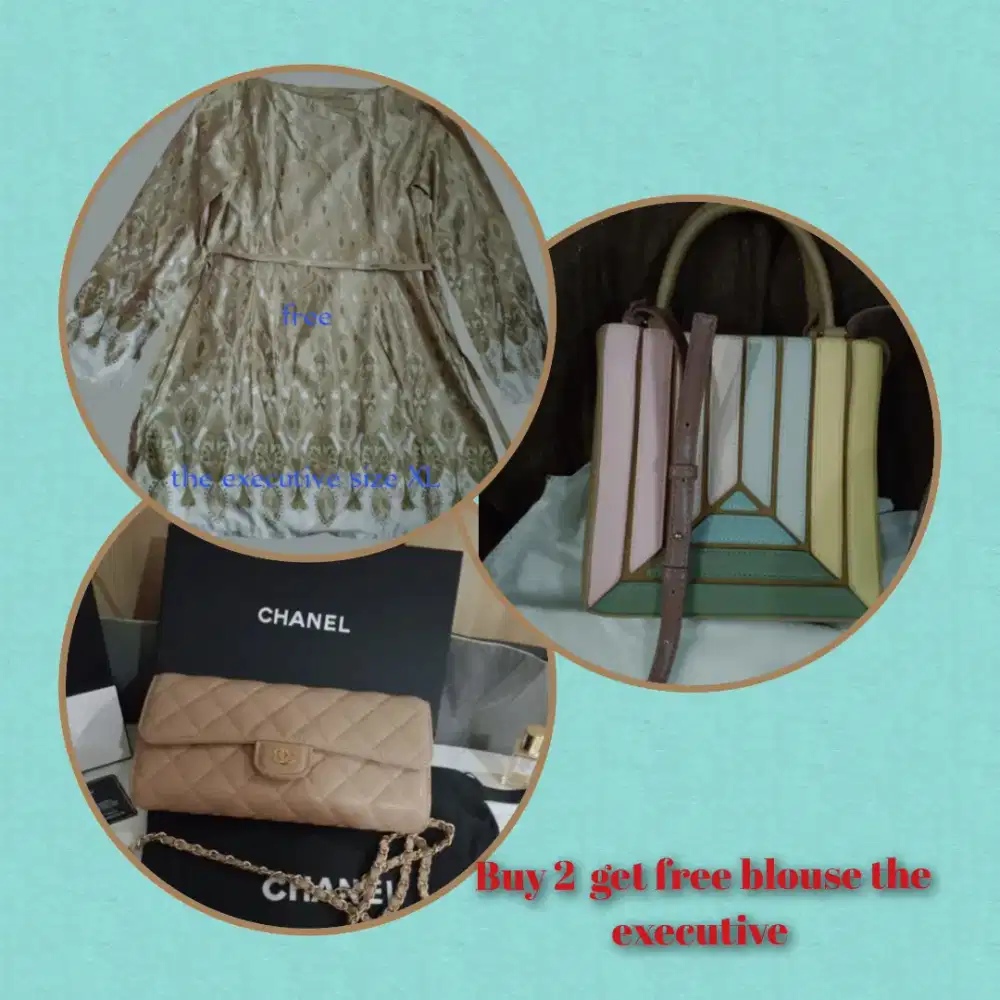 2 women bag get free 1 blouse