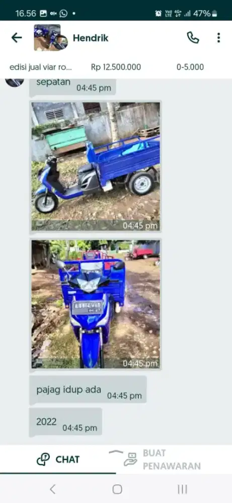 edisi jual viar roda tiga karya bit