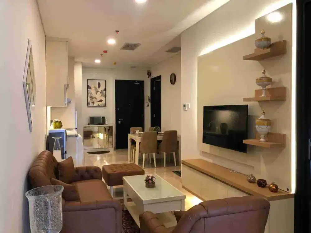 Sewa Apartemen Sudirman Suites 2 Bedroom Full Furnished Good Condition