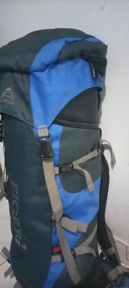 CARRIER EIGER AVTECH 60 L + RAIN COVER (JAS HUJAN TAS)