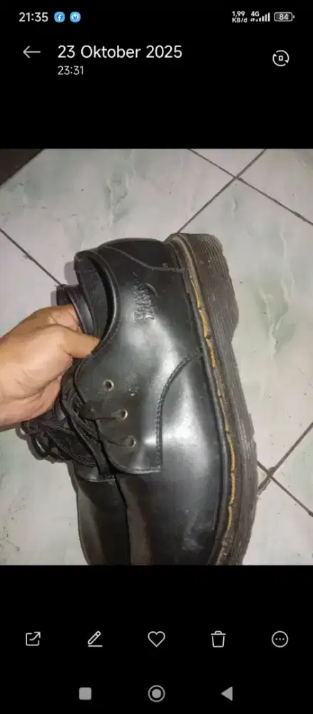 Jual BU. Sepatu docmart bekas