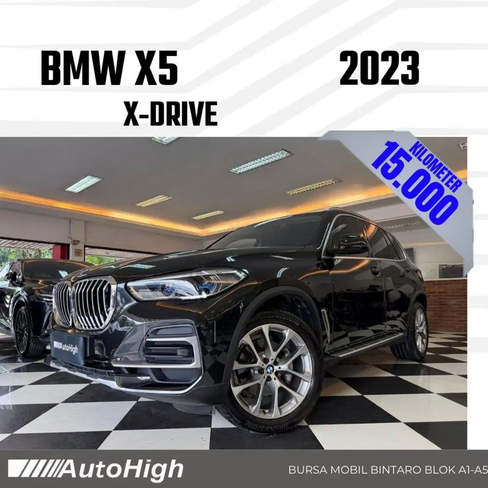 DP10% [Km15.000] X5 7Seater 2023 Black Reg 2024 #AUTOHIGH