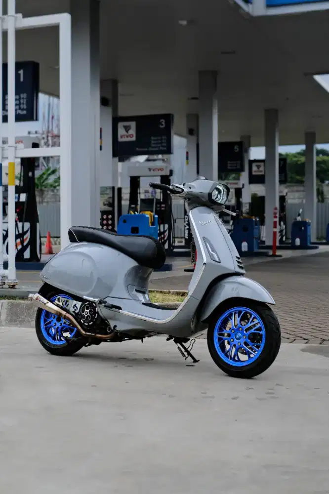 PIAGGIO VESPA MATIC SPRINT 150 IGET ABS FACELIFT 2019 MODIF GANTENG