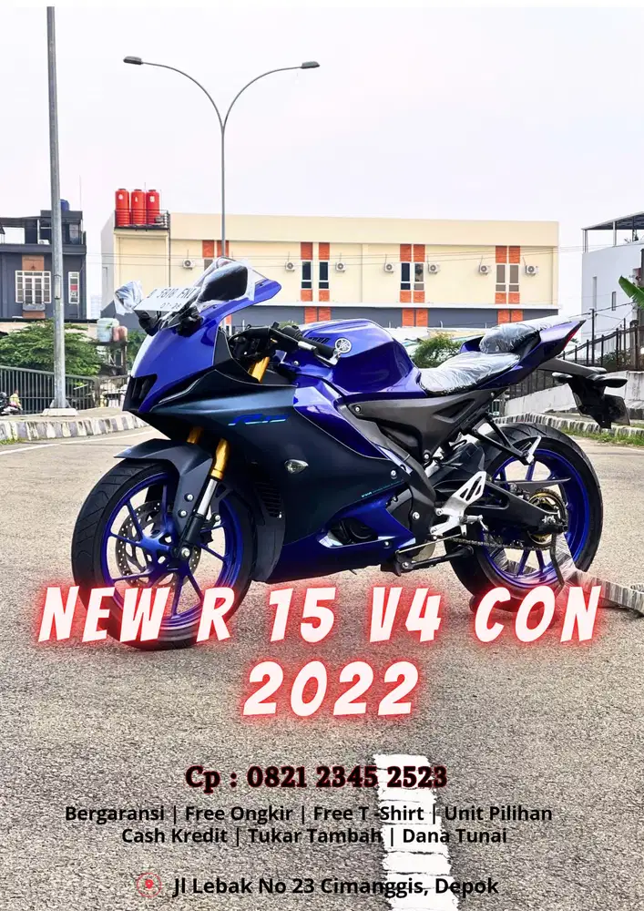 [Dp.500] NEW R 15 V4 CONECTED 2022 ISTIMEWA