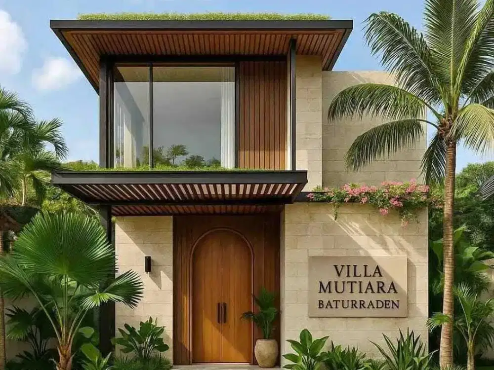 Villa Kolam Renang Full Furnish Baturaden Garansi Passive Income