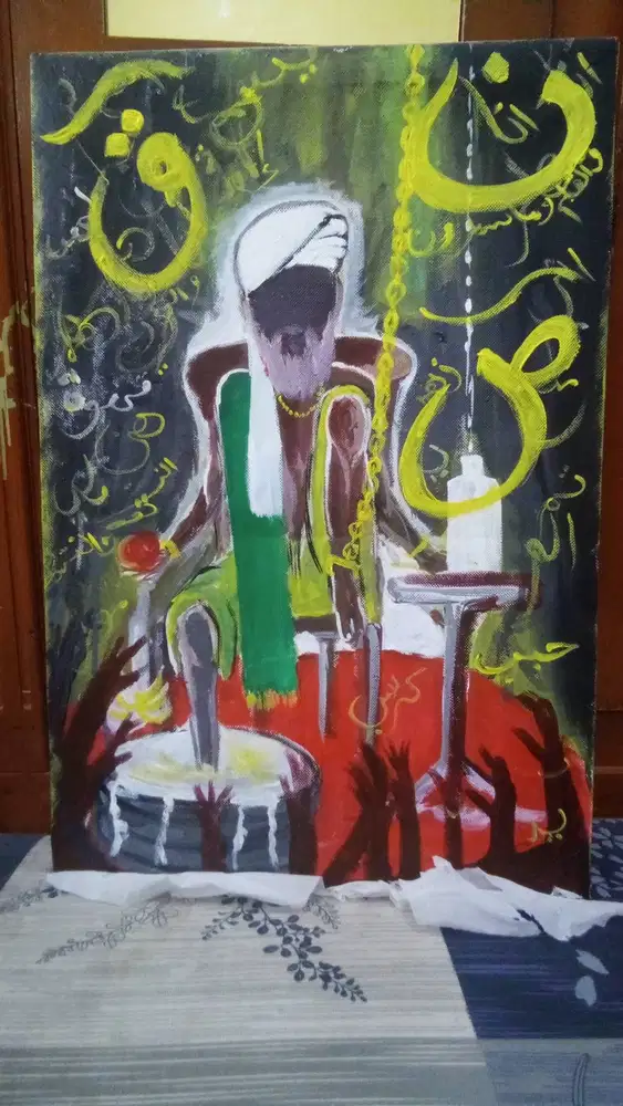 LUKISAN SUREALIS TERBARU HARGA NEGO ALUS