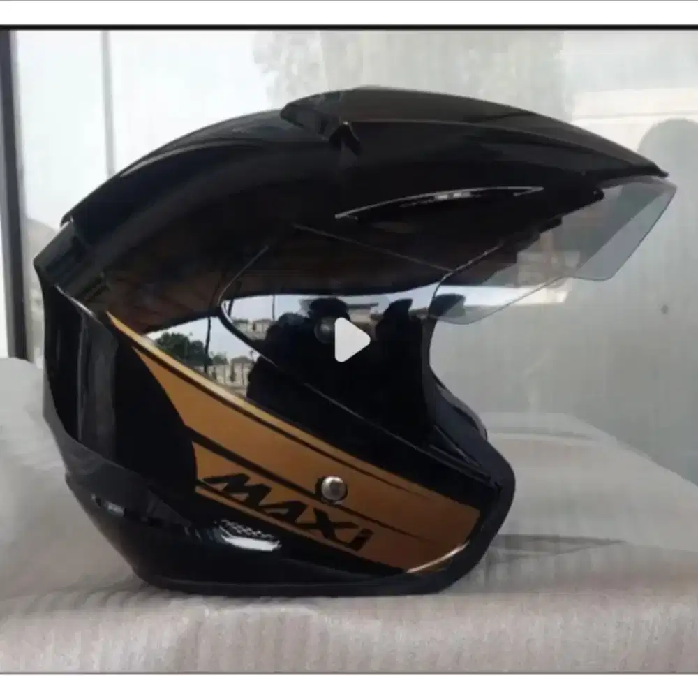 Helm Original Maxi Yamaha Baru Dosh Box Bonus Cover Plat Nomor